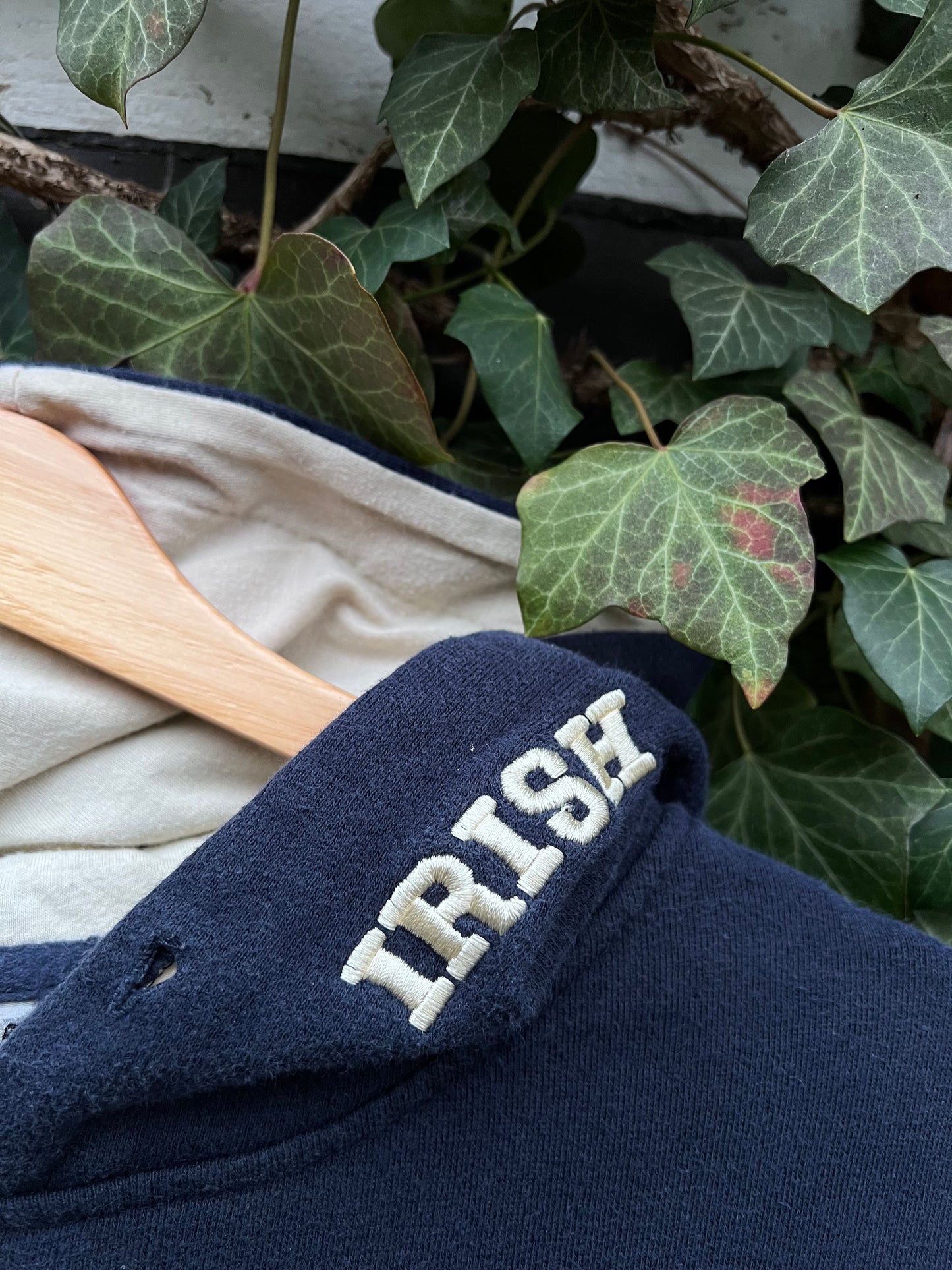 Vintage Oversized Sweater College Notre Dame-S