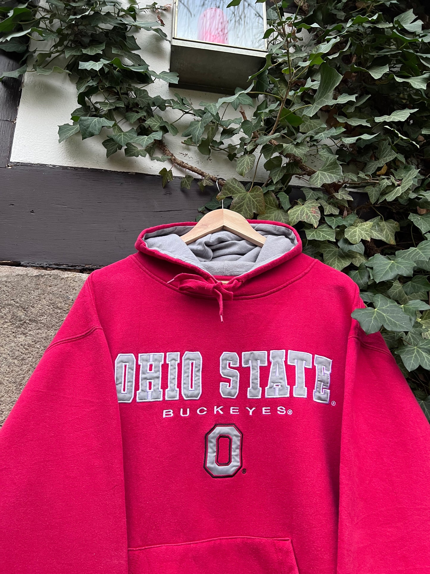 Vintage Oversized Hoodie Ohio State College-M
