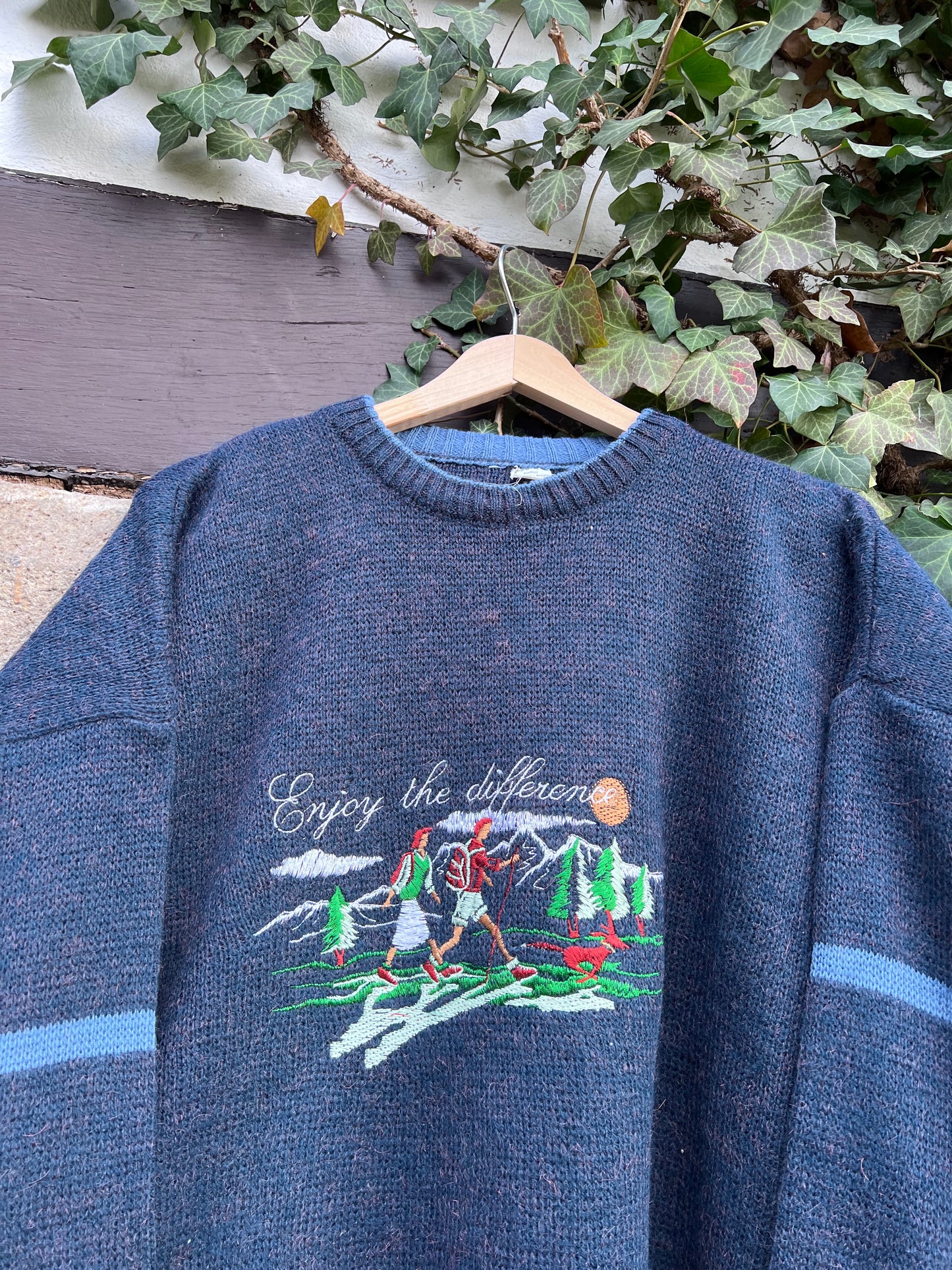 Vintage Oversized Sweater Knit Hiker-M