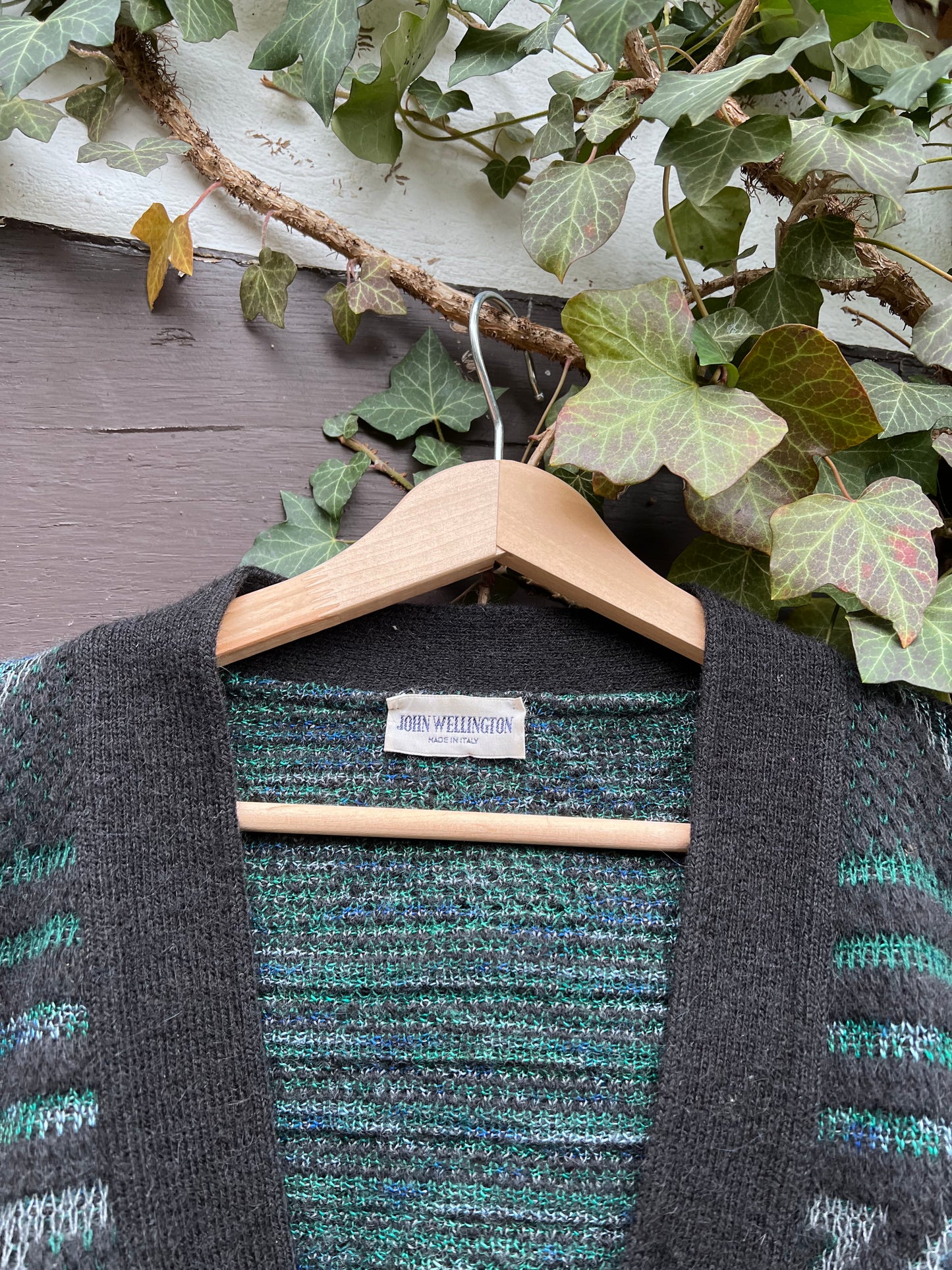 Vintage Strickjacke Knit John Wellington-L