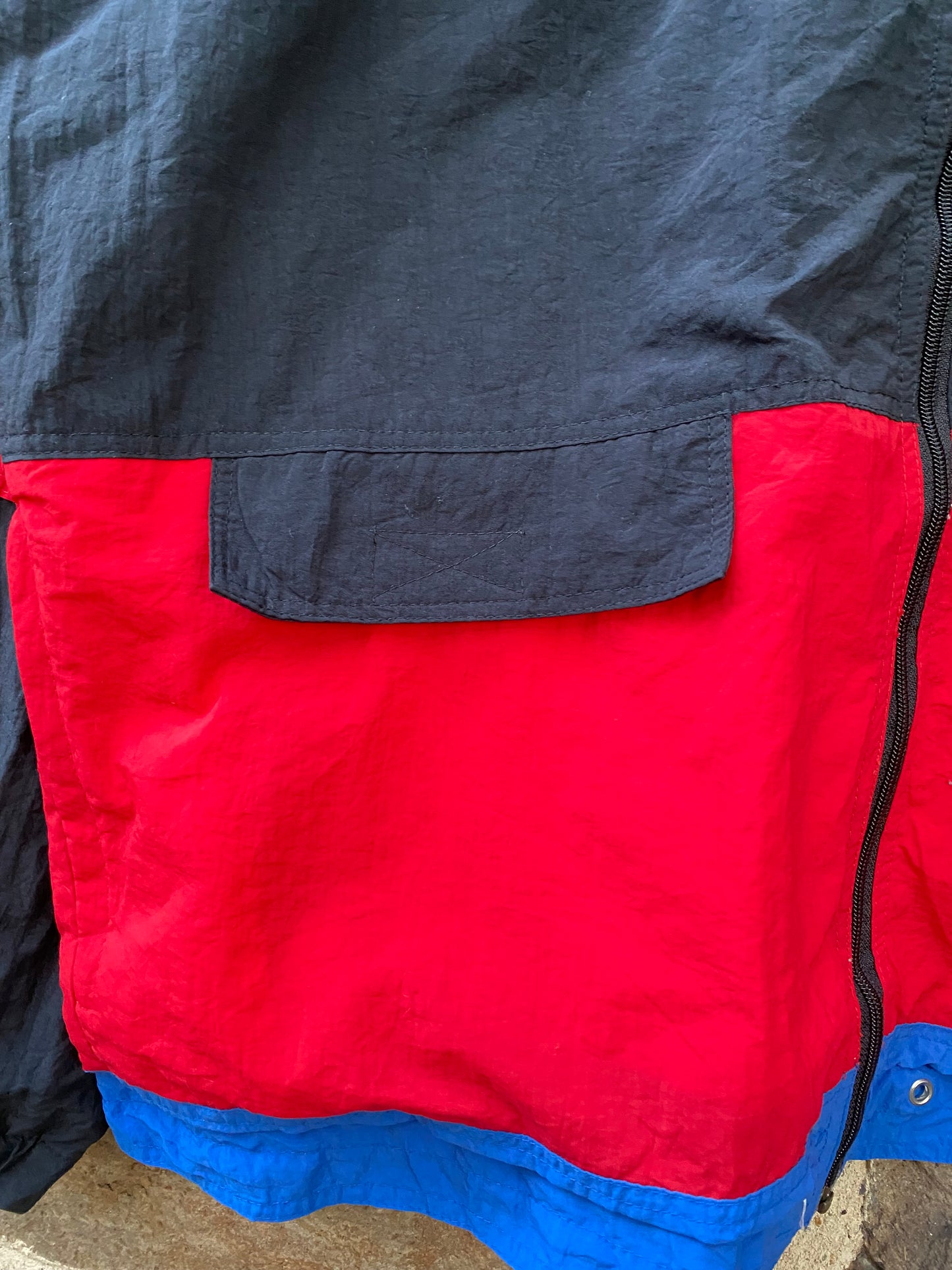 Vintage Oversized Jacke Windbreaker 90´s-L