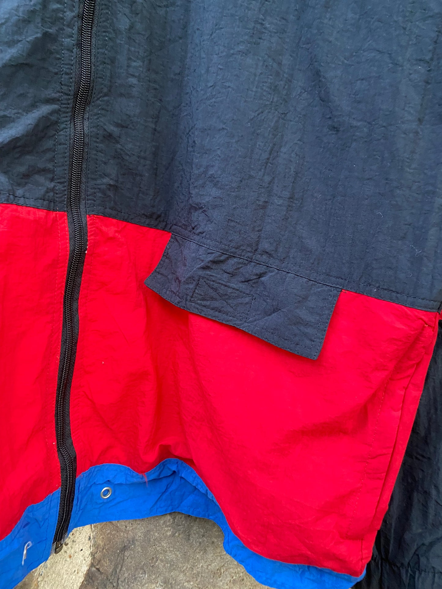 Vintage Oversized Jacke Windbreaker 90´s-L