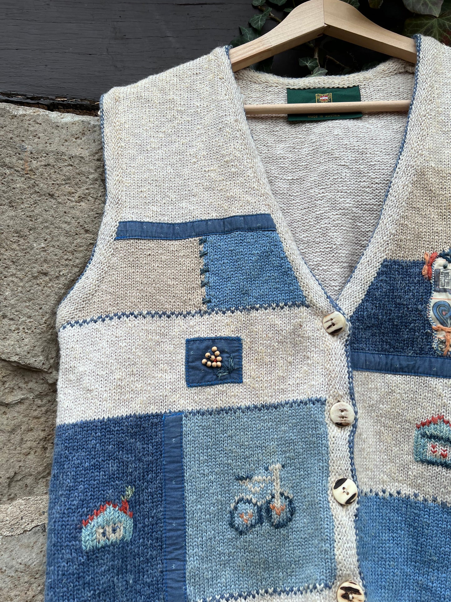 Vintage Pullunder Weste Giesswein Austria-M
