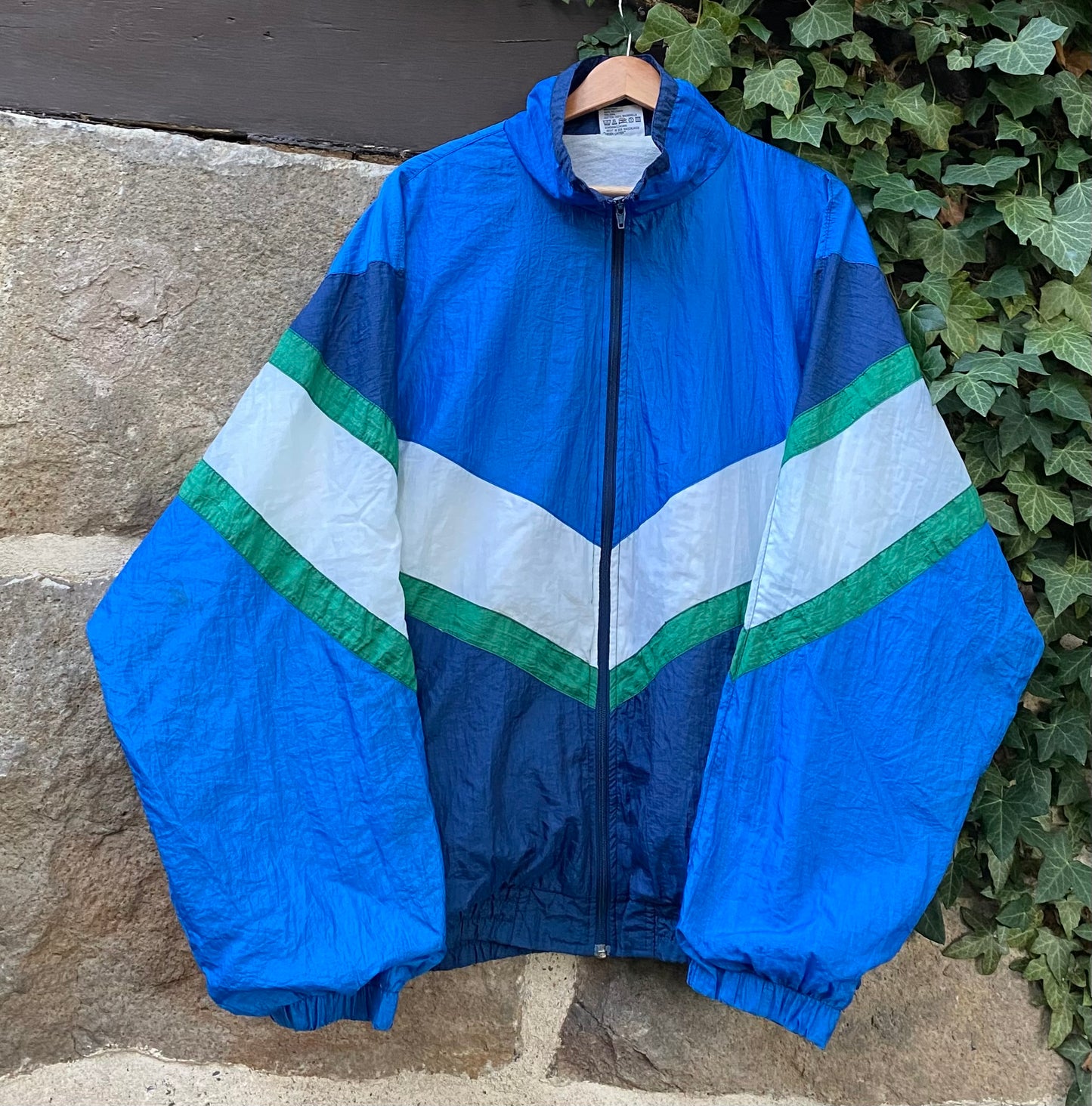 Vintage Oversized Trackjacket WIndbreaker Boxy-L