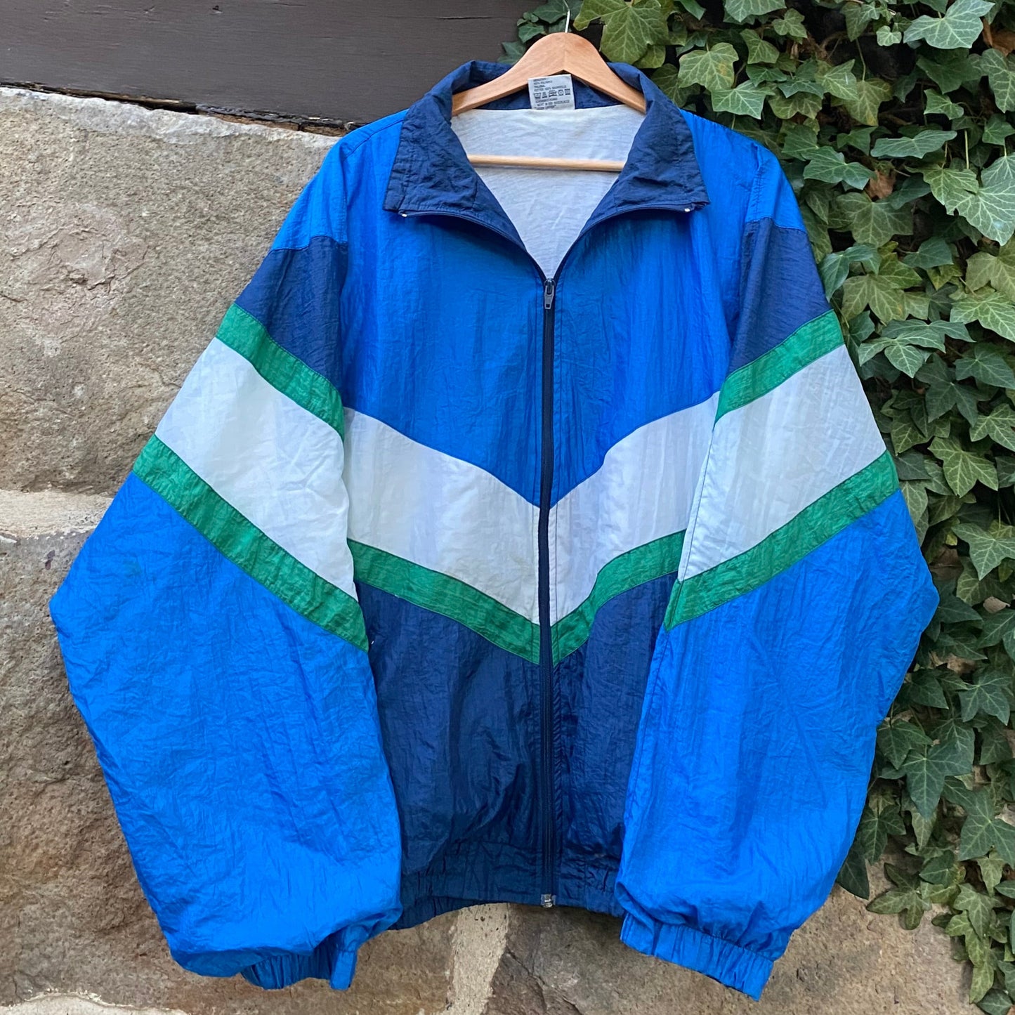 Vintage Oversized Trackjacket WIndbreaker Boxy-L
