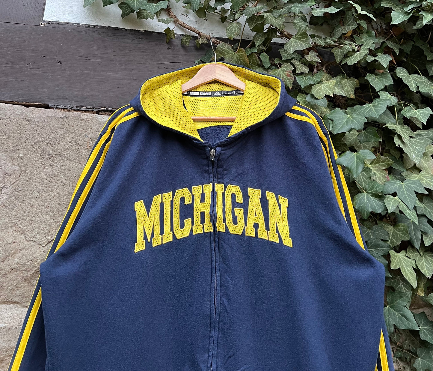 Vintage Zipper Adidas Michigan-XL