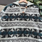 Vintage Sweater Knit Strickpullover Wolle-S