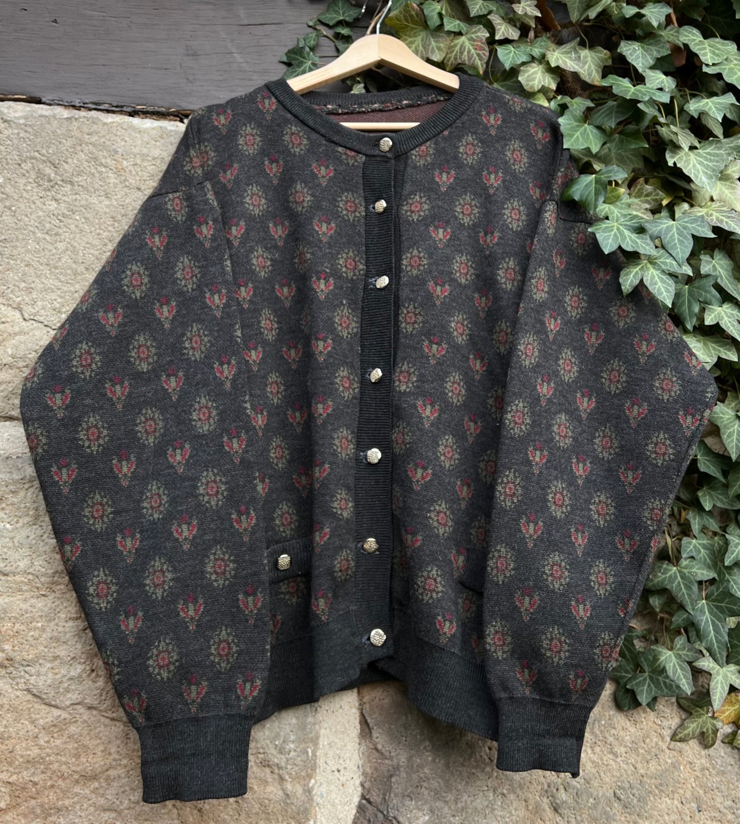 Vintage Strickjacke Knit Made in Italy-L
