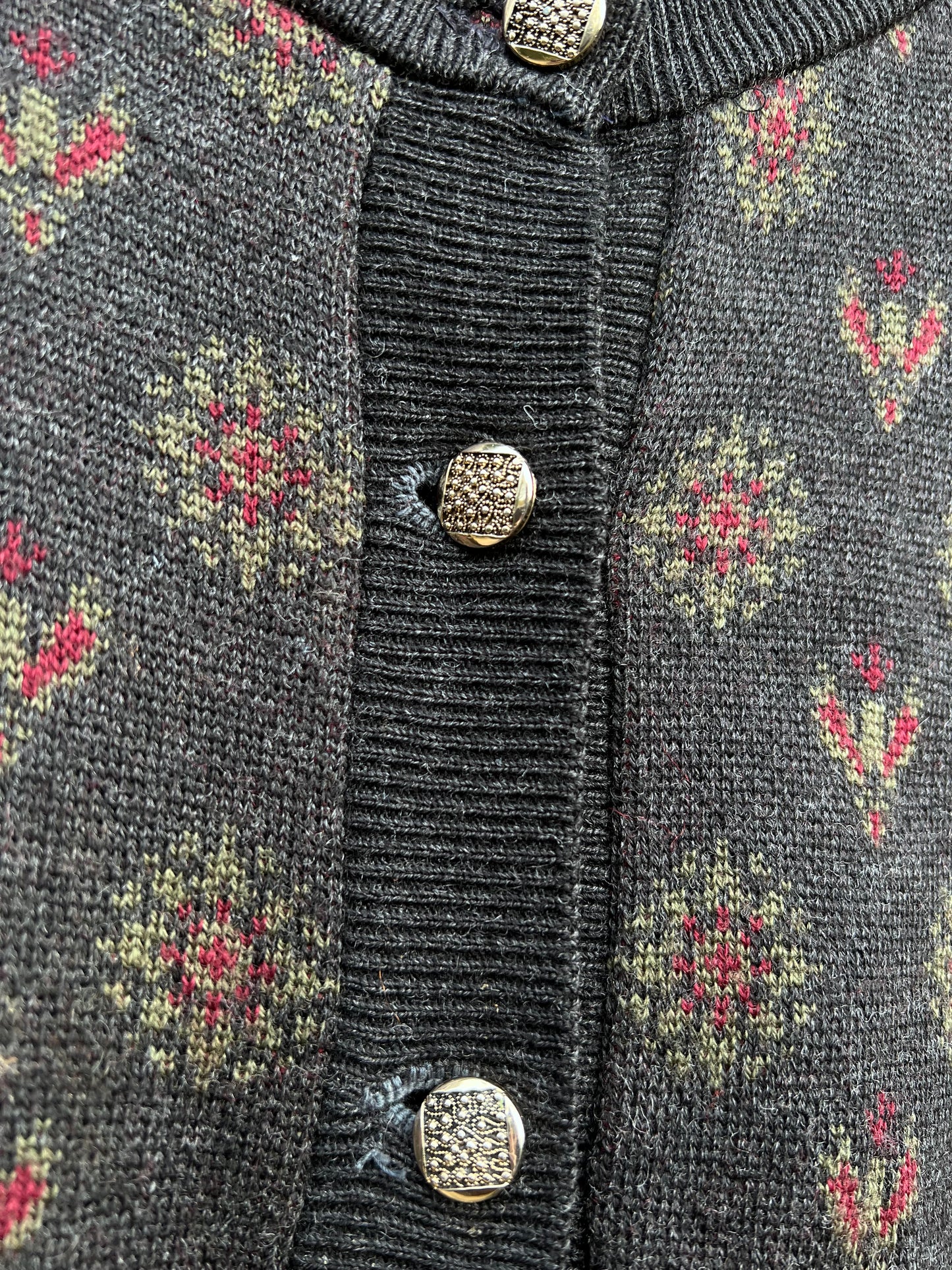 Vintage Strickjacke Knit Made in Italy-L