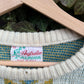 Vintage Sweater Knit Strickpullover Snowflake-M