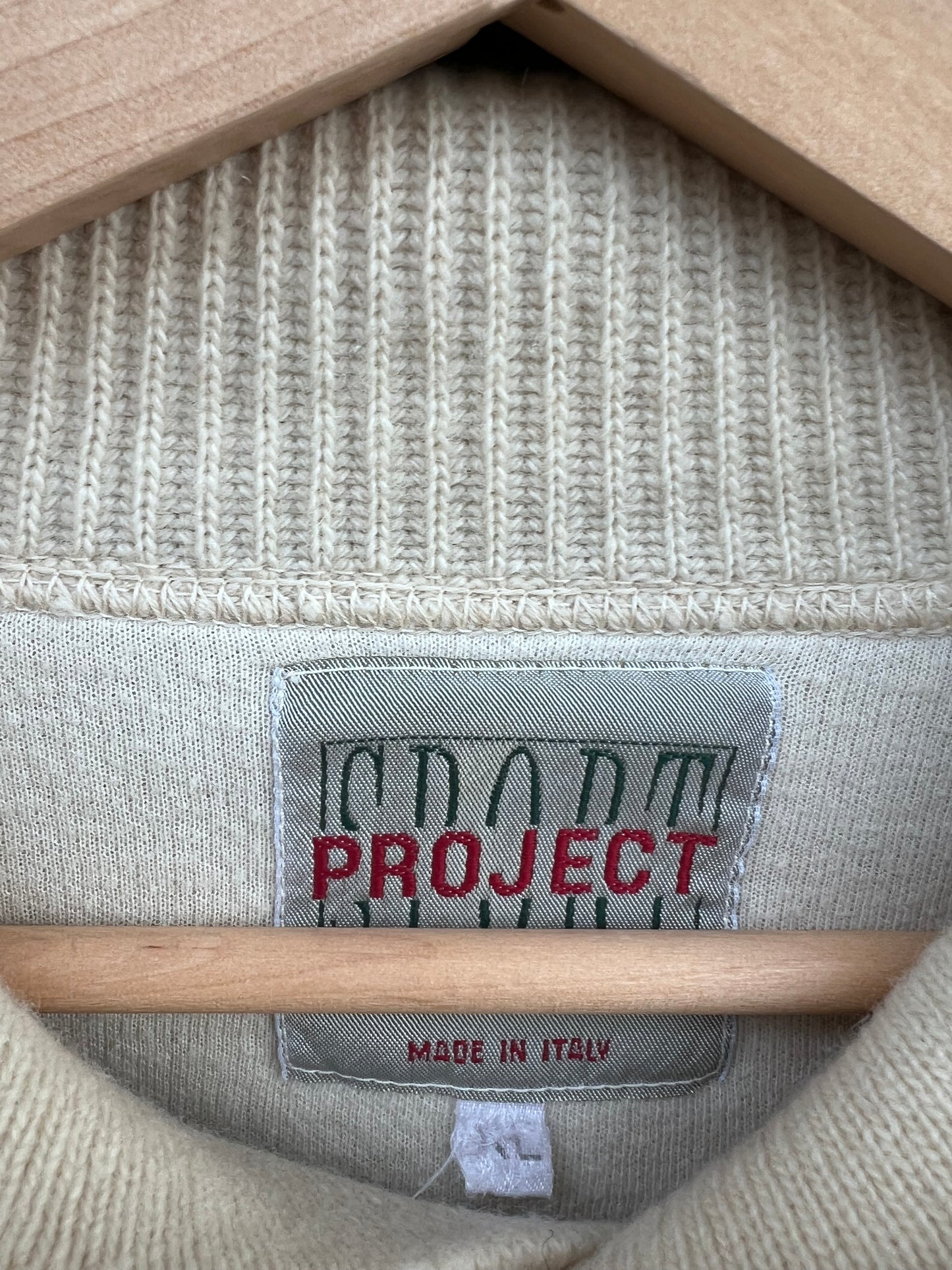 Vintage Sweater Knit Panorama Mountains-XL