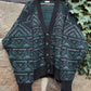 Vintage Strickjacke Knit John Wellington-L