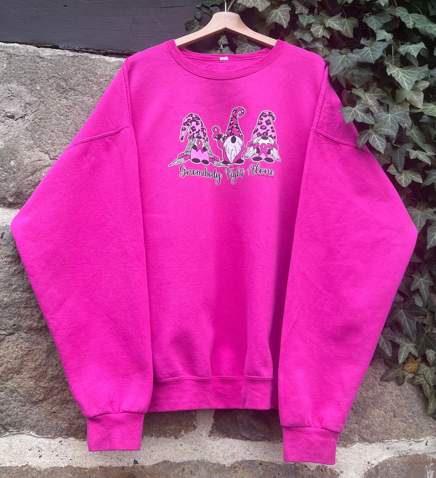 Vintage Sweater Oversized Gnomes-XL