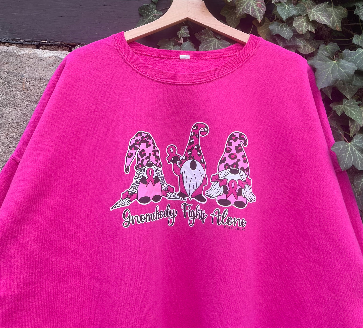 Vintage Sweater Oversized Gnomes-XL